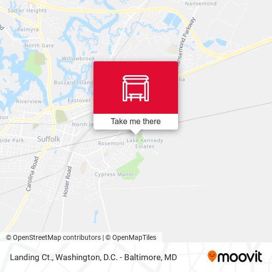 Landing Ct. map