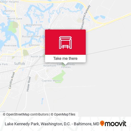 Lake Kennedy Park map