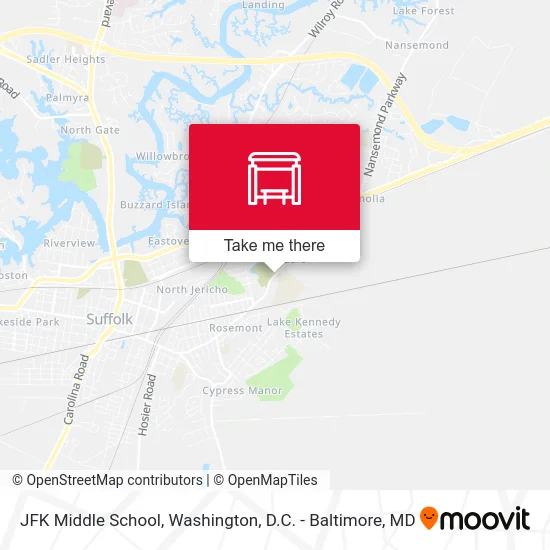 JFK Middle School map