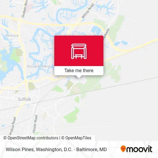 Wilson Pines map