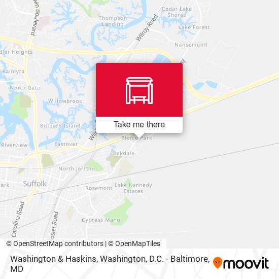 Mapa de Washington & Haskins