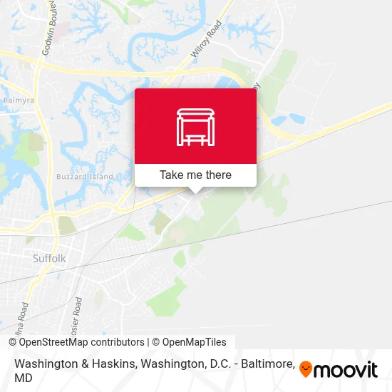 Washington & Haskins map