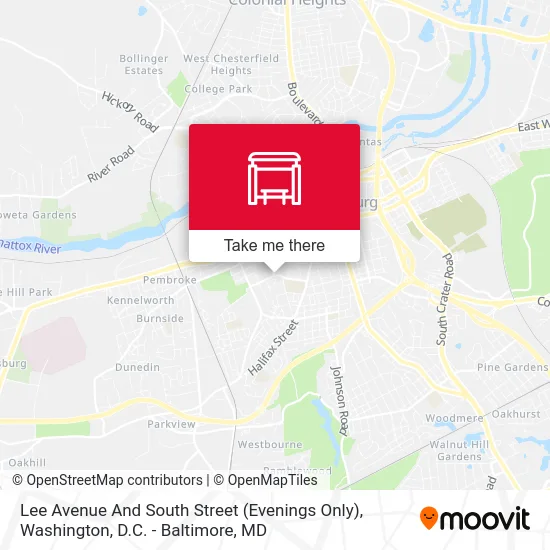 Lee Avenue And South Street (Evenings Only) map