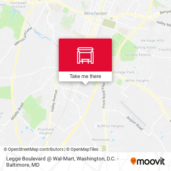 Legge Boulevard @ Wal-Mart map