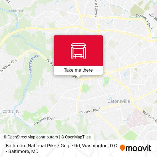 Baltimore National Pike / Geipe Rd map