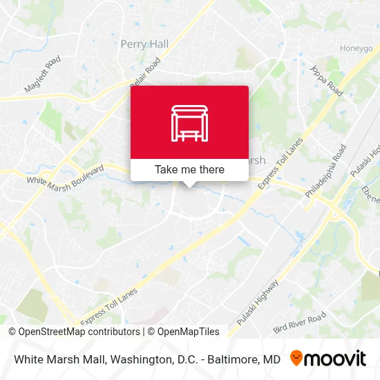 White Marsh Mall map