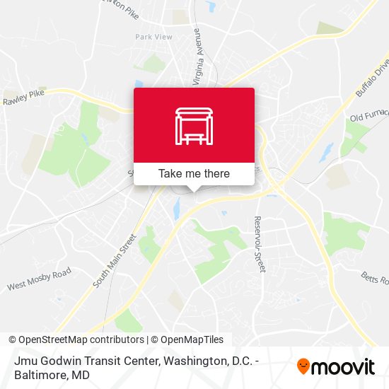 Mapa de Jmu Godwin Transit Center