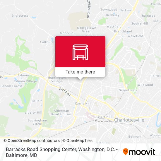 Barracks Road Shopping Center map