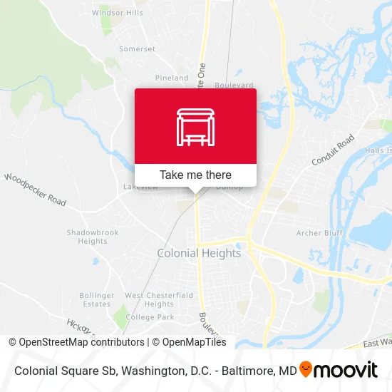 Colonial Square Sb map