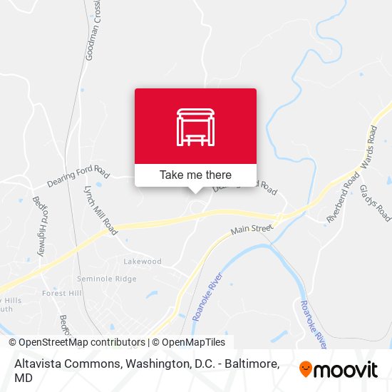 Altavista Commons map