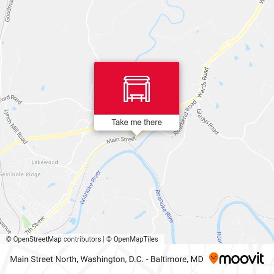 Main Street North map