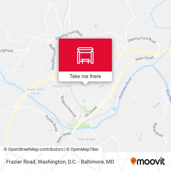 Mapa de Frazier Road