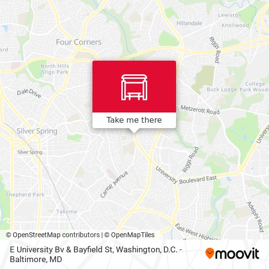 E University Bv & Bayfield St map
