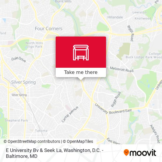 Mapa de E University Bv & Seek La