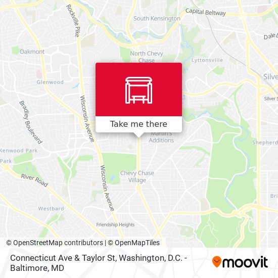 Connecticut Ave & Taylor St map