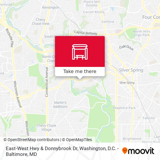Mapa de East-West Hwy & Donnybrook Dr