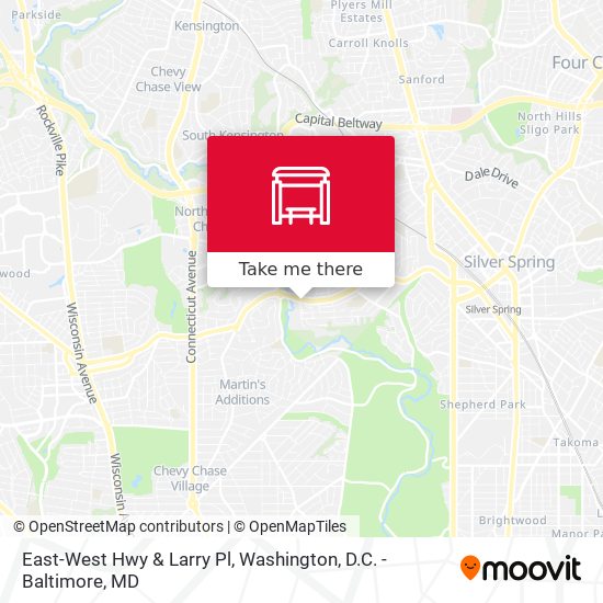 Mapa de East-West Hwy & Larry Pl