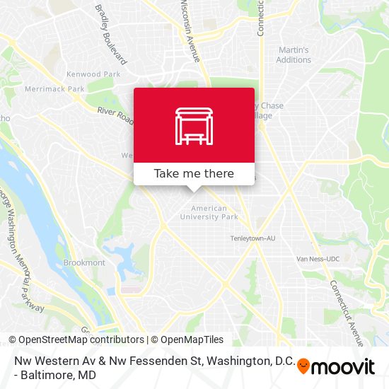 Mapa de Nw Western Av & Nw Fessenden St