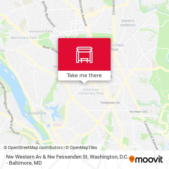 Nw Western Av & Nw Fessenden St map