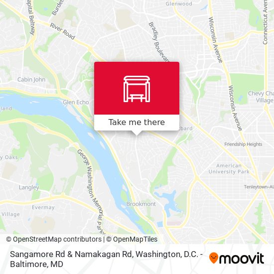 Mapa de Sangamore Rd & Namakagan Rd