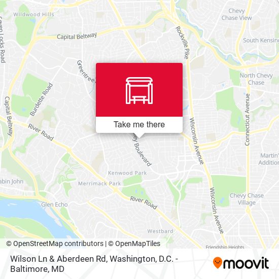 Wilson Ln & Aberdeen Rd map