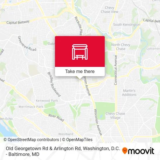 Mapa de Old Georgetown Rd & Arlington Rd