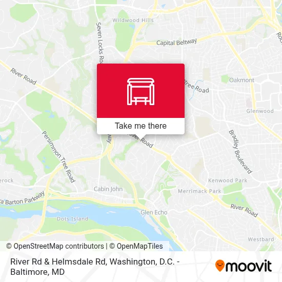 River Rd & Helmsdale Rd map