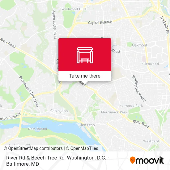 River Rd & Beech Tree Rd map