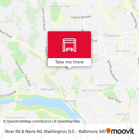 River Rd & Nevis Rd map