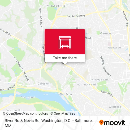 River Rd & Nevis Rd map