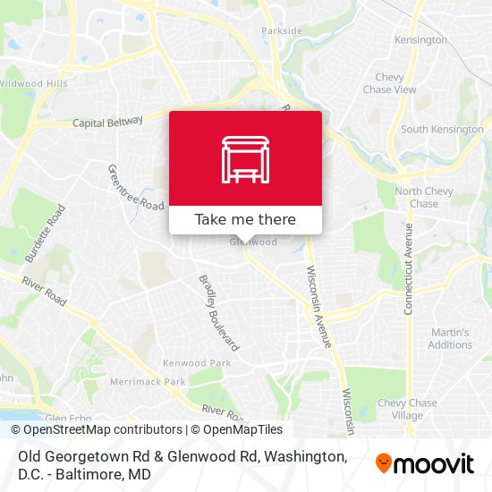 Old Georgetown Rd & Glenwood Rd map