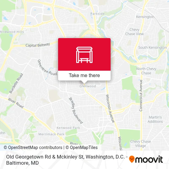 Old Georgetown Rd & Mckinley St map