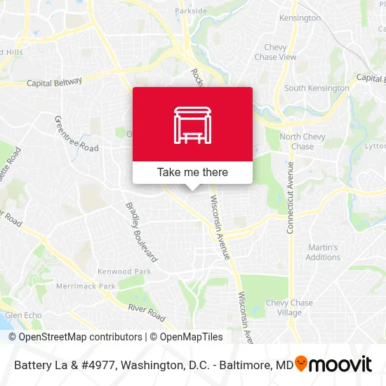 Battery La & #4977 map