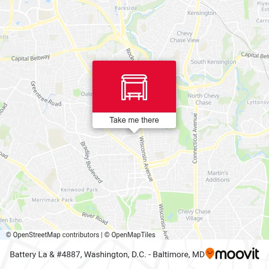 Battery La & #4887 map