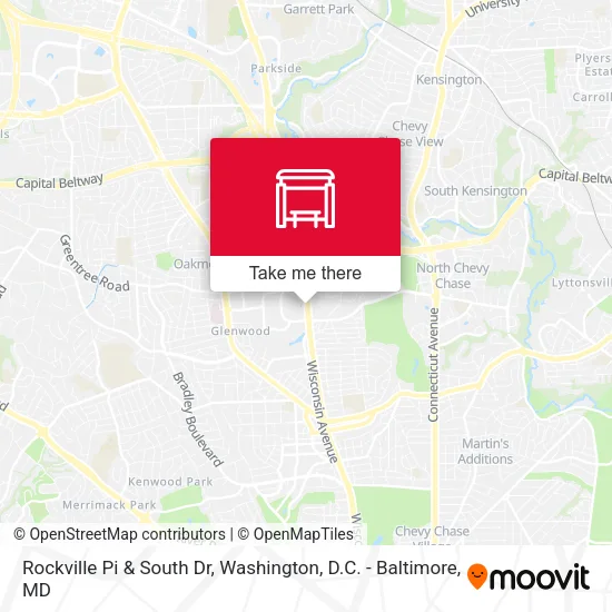 Rockville Pi & South Dr map