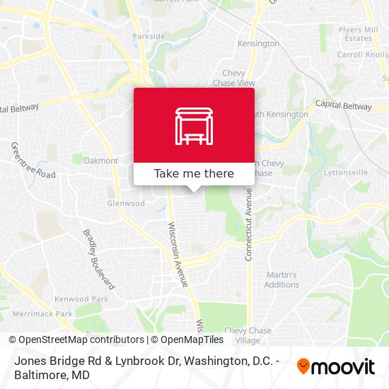 Mapa de Jones Bridge Rd & Lynbrook Dr