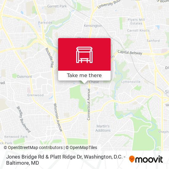 Jones Bridge Rd & Platt Ridge Dr map