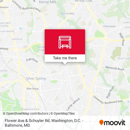 Mapa de Flower Ave & Schuyler Rd