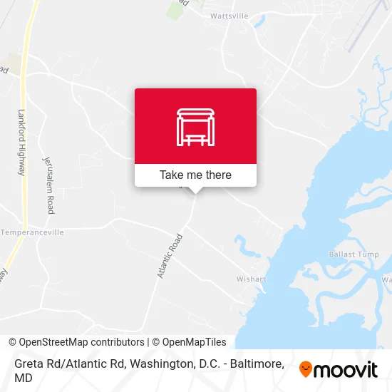 Greta Rd/Atlantic Rd map