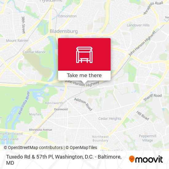Mapa de Tuxedo Rd & 57th Pl