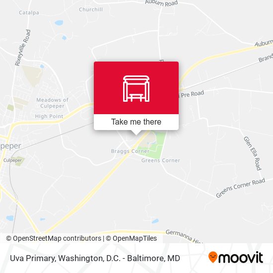 Uva Primary map