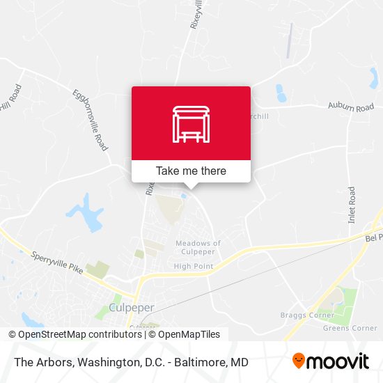 The Arbors map