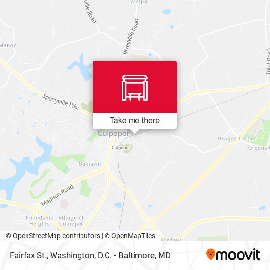 Fairfax St. map