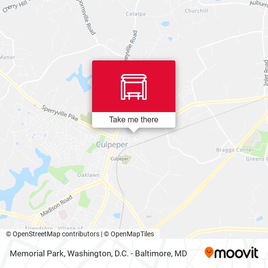 Memorial Park map