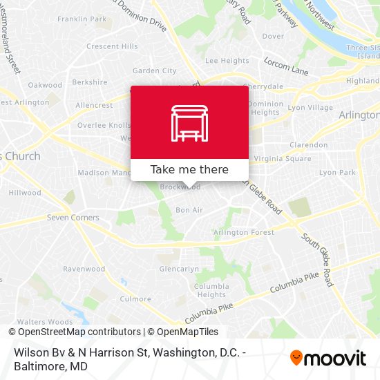 Wilson Bv & N Harrison St map