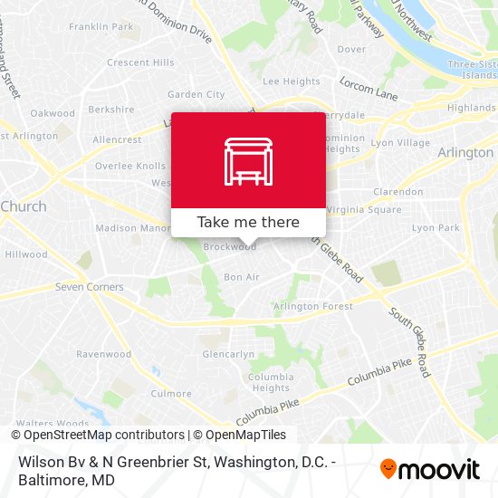 Wilson Bv & N  Greenbrier St map
