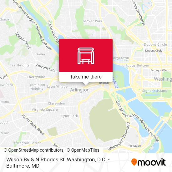 Wilson Bv & N Rhodes St map