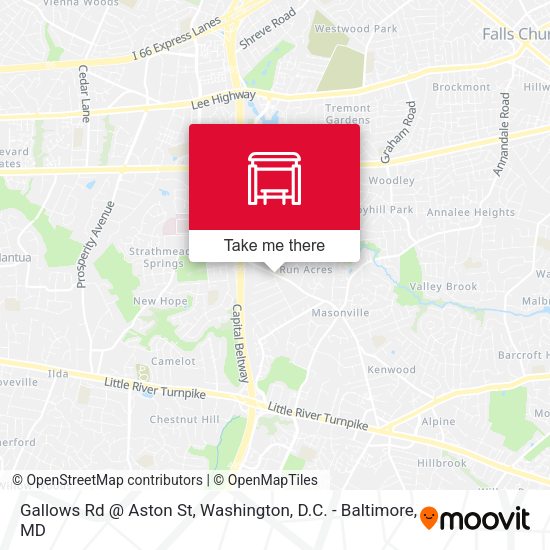Gallows Rd @ Aston St map