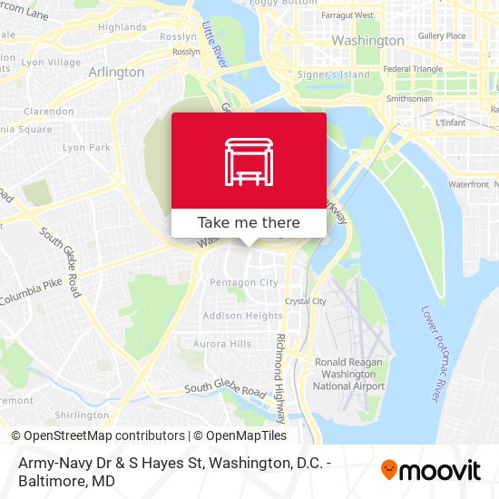 Mapa de Army-Navy Dr & S Hayes St