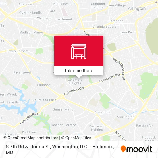 S 7th Rd & Florida St map